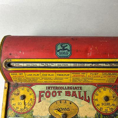 1427 Antique Hustler Tin Football Game