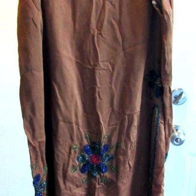 Antique Flapper Style Beaded Skirt, Read Description