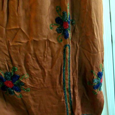 Antique Flapper Style Beaded Skirt, Read Description
