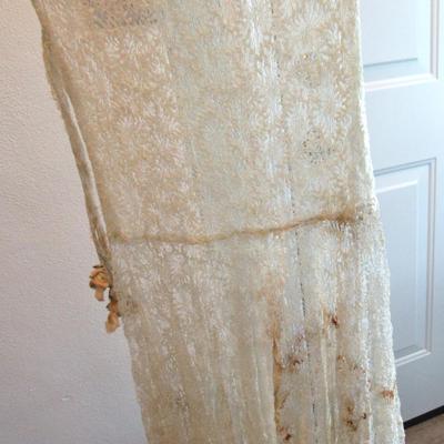 Antique 1920s Flapper Style All Lace Dress, Read Description