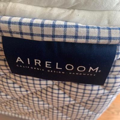 Aireloom Mattress/Box Spring Single Frame Brass Headboard