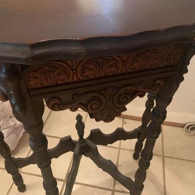 Vintage Half Table