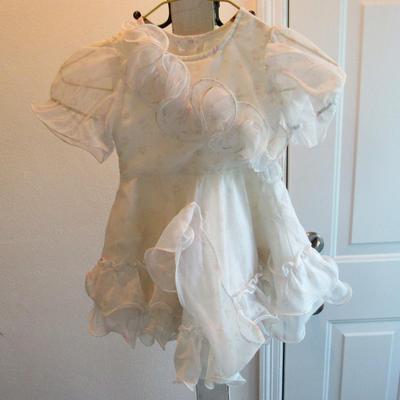 Vintage Fancy Small Girls Party Dress