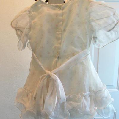 Vintage Fancy Small Girls Party Dress