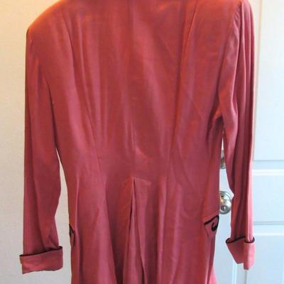 Vintage 1980s Ladies Pink Blazer Type Top, LaBelle Label