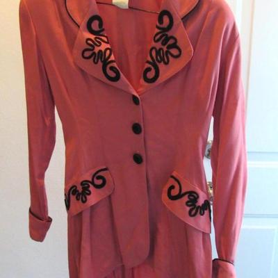 Vintage 1980s Ladies Pink Blazer Type Top, LaBelle Label