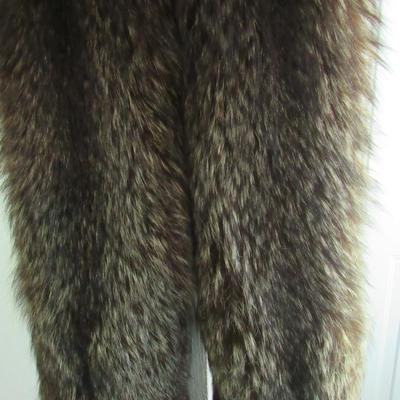 Vintage Long 2 Body Animal Fur Stole, Possibly Fox?