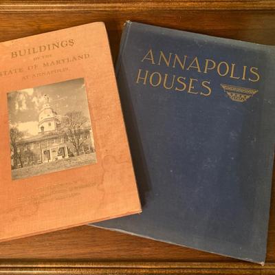TWO Vintage Annapolis Hardback Books