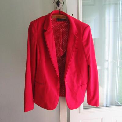 Women's Red Blazer, The Limited, all/Large, Nice Shape