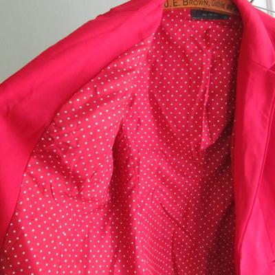 Women's Red Blazer, The Limited, all/Large, Nice Shape