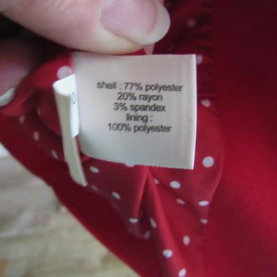 Women's Red Blazer, The Limited, all/Large, Nice Shape