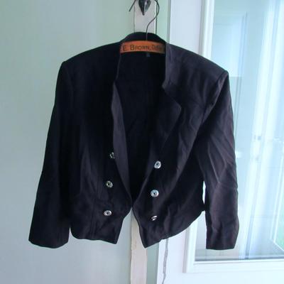 Women's Black Short Blazer, White House Black Market, Size 14