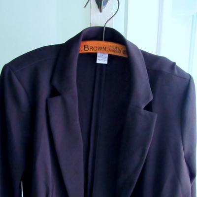 Women's Black Blazer/Jacket, Size L, Sag Harbor
