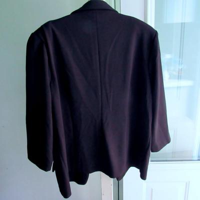 Women's Black Blazer/Jacket, Size L, Sag Harbor