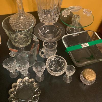 Large Crystal & Glass Lot