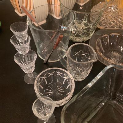 Large Crystal & Glass Lot