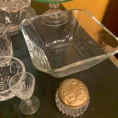 Large Crystal & Glass Lot