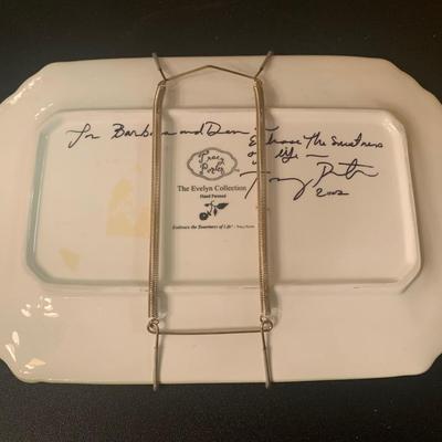 Signed by Tracy Porter Platter