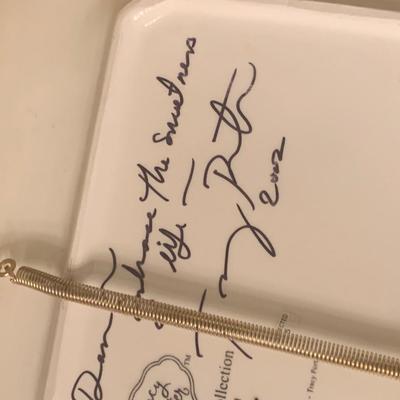 Signed by Tracy Porter Platter