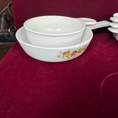 Lot# 216 Lot of Vintage Corning Ware and more