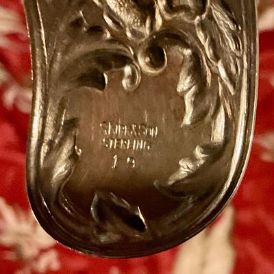 S Kirk and sons Sterling silver Rose Repousse bracelet made to match there silverware pattern
