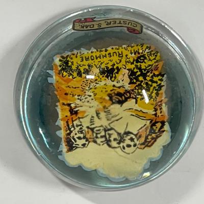 Custer South Dakota Mount Rushmore Souvenir Paper-weight