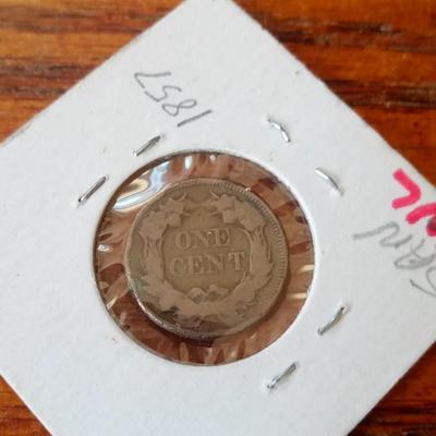 LOT 28 1857 FLYING EAGLE CENT