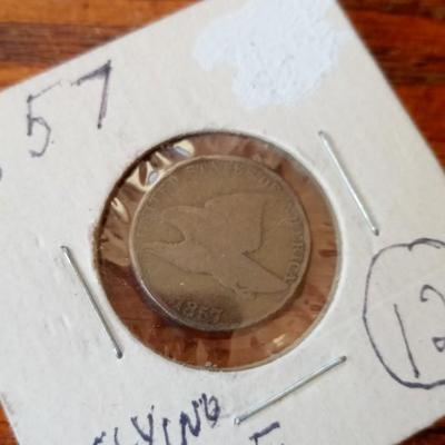 LOT 28 1857 FLYING EAGLE CENT
