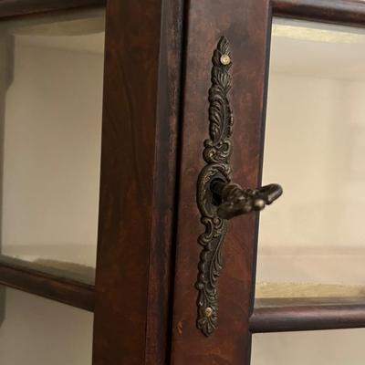 Vintage Dutch Hanging Wall Apothecary Cabinet,