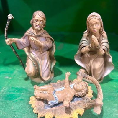 Vintage FONTANINI Nativity Set Italy Depose Nativity Set