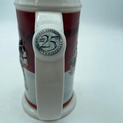 2004-25th Anniv Budweiser beer stein
