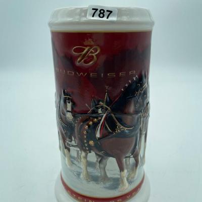 2004-25th Anniv Budweiser beer stein