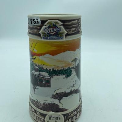 Miller winter guardians beer stein