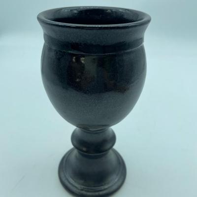 Pottery goblet