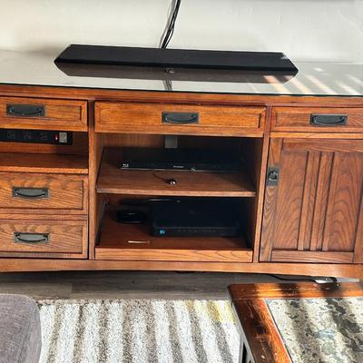 Wood TV Stand