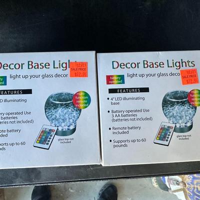 Décor base lights (Set of 2)