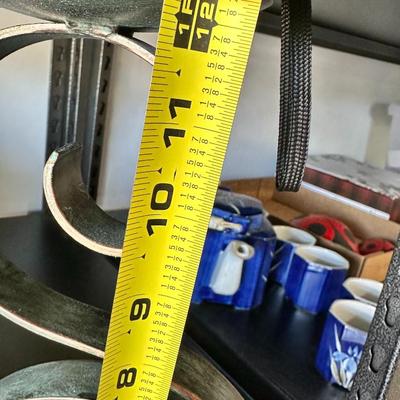 Metal Candle Stand with Pillar Candle