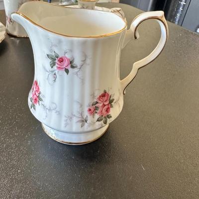 Princess House Serving set of 7 w/ tea, bell, tea plate etc.