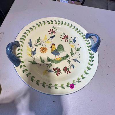 Rooster Platter, 2 plates
