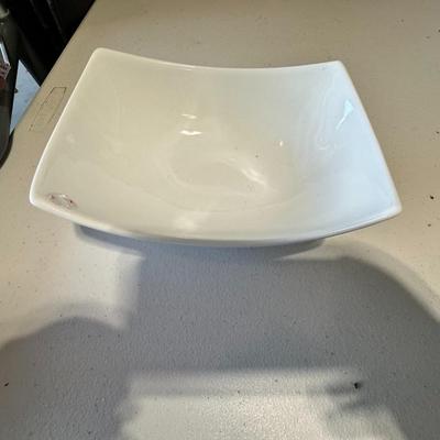 White Plate Set