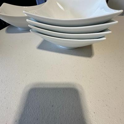 White Plate Set
