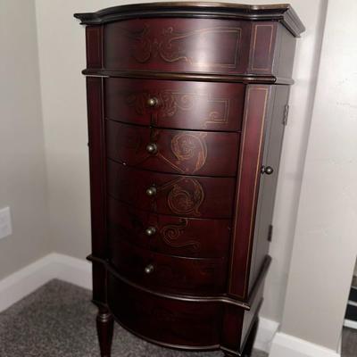 Dark Cherry Jewerly Armoires