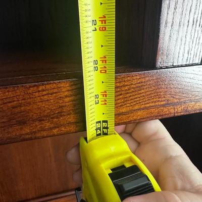 Cross Island Home Office Tall Desk Hutch and Credenza, Excellent Condition