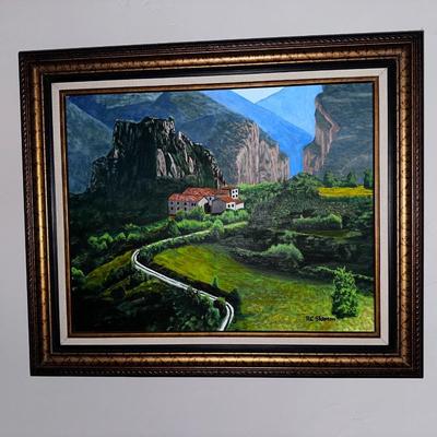 Home Décor Painting, signed.