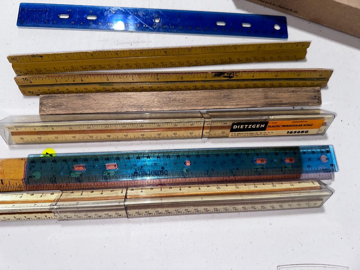 Lot of Rulers | EstateSales.org