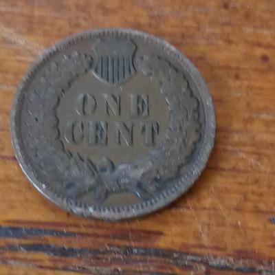 LOT 33 1890 INDIAN HEAD PENNY