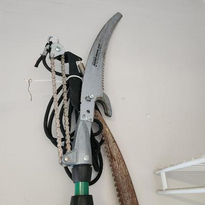 Yard Tools Lot Shovels pruners, Brooms, Rake, and More