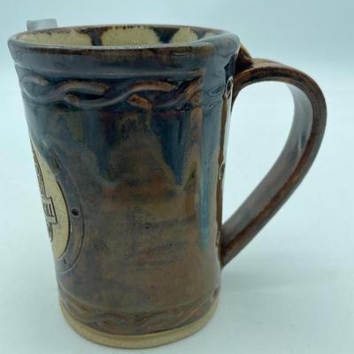 Grumpy Troll pottery mug