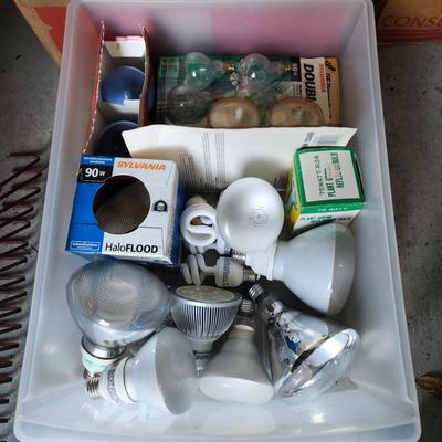 Large Lot of Household Light Bulbs Many types and sizes