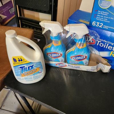 Household Cleaning Lot Wipes Toilet Wand Lysol Scrubbing Bubbles